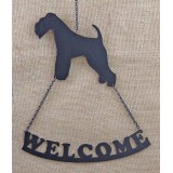 LAKELAND TERRIER WELCOME SIGN